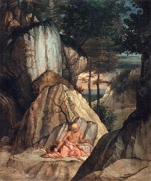Penitent St Jerome, Lorenzo Lotto
